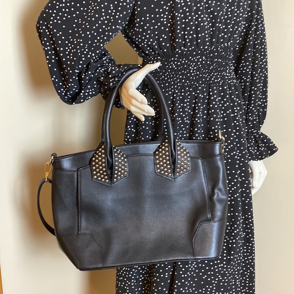 Vegan Leather Satchel/Crossbody - Picture 7 of 7